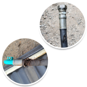 高圧油圧ホース出張修理：破損ホース