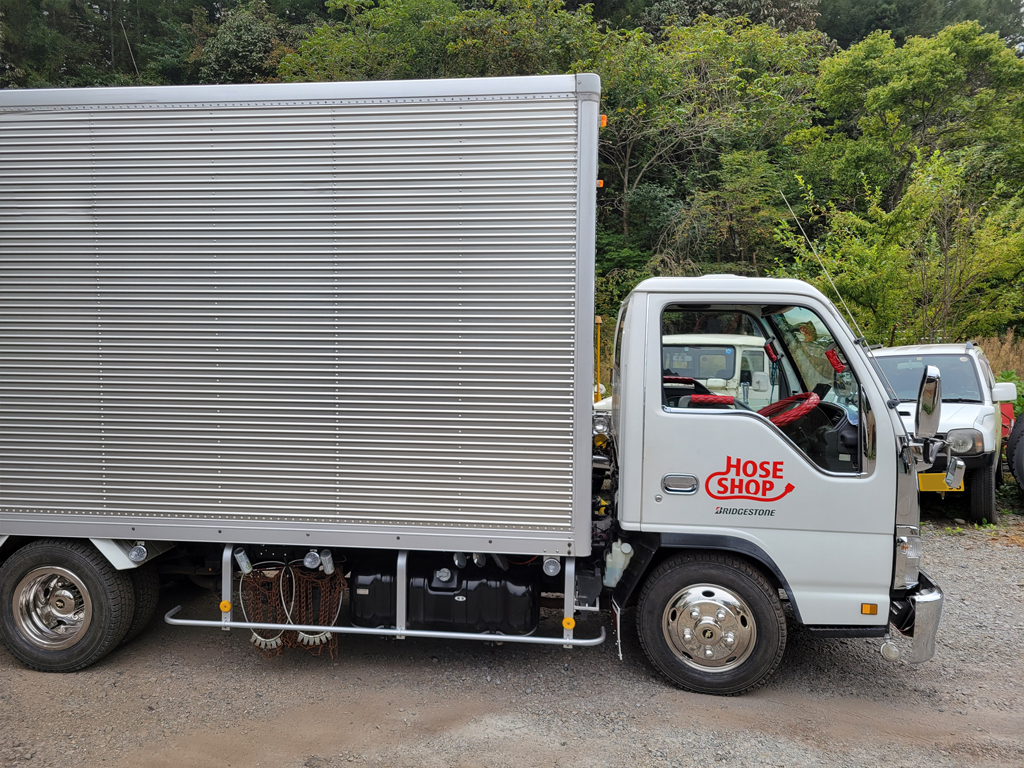 高圧油圧ホース出張修理：トラック①